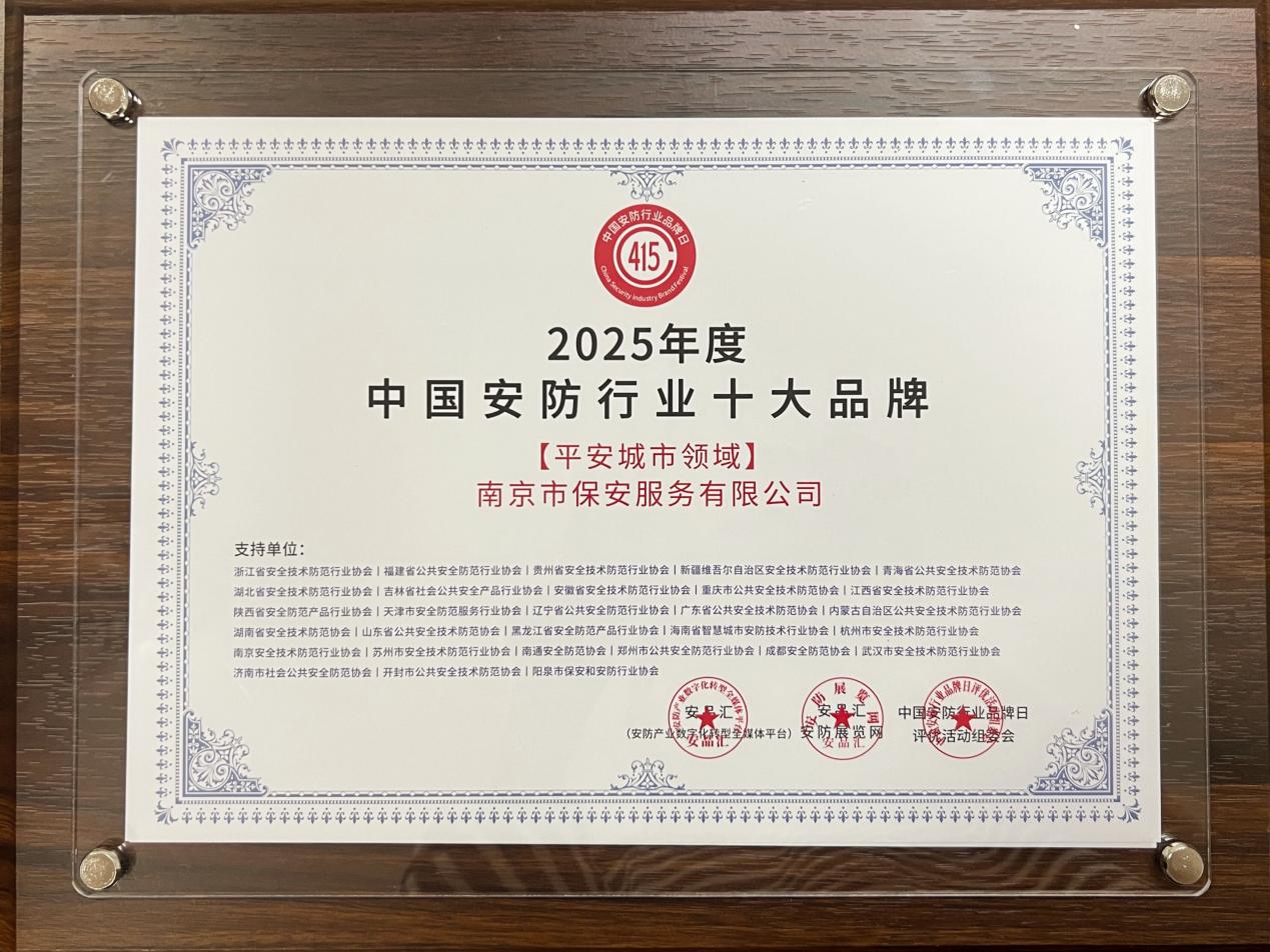 18 2025年度中國安防行業(yè)十大品牌-平安城市領域